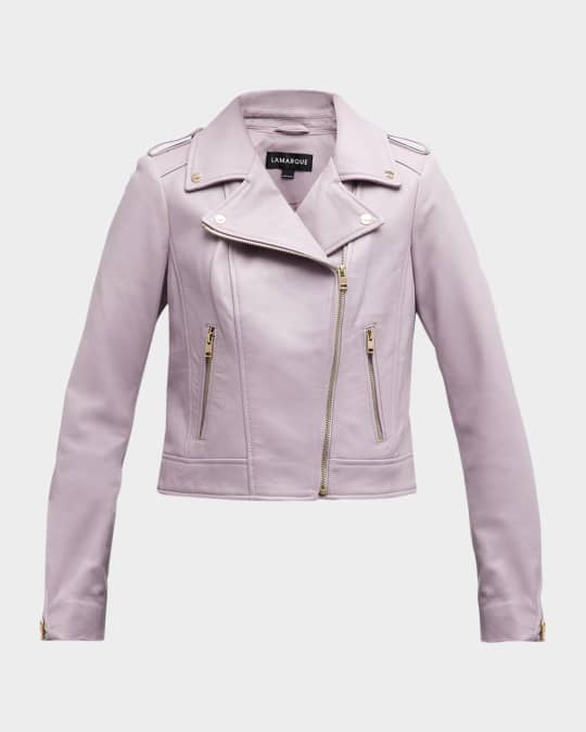 Donna Leather Biker Jacket