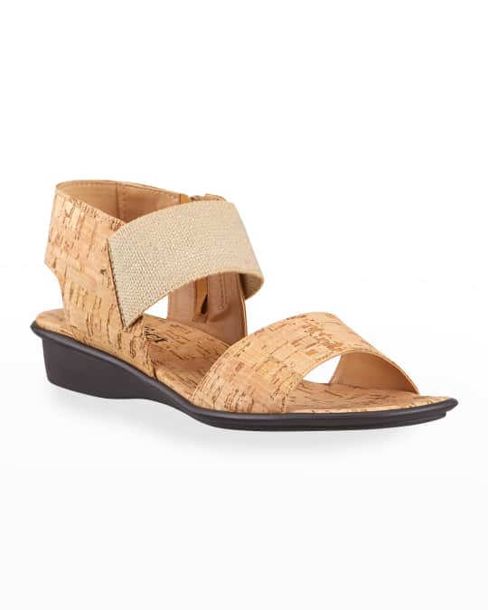 Sesto Meucci Emmie Cork Comfort Sandals Neiman Marcus