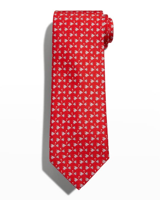 ferragamo fish tie