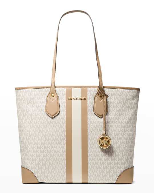 Eva Large Monogram Shopper Tote Bag