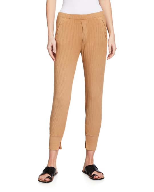 Theory rib best sale cuff silk joggers