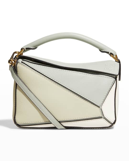 Loewe Mini Puzzle Colorblock Leather Bag