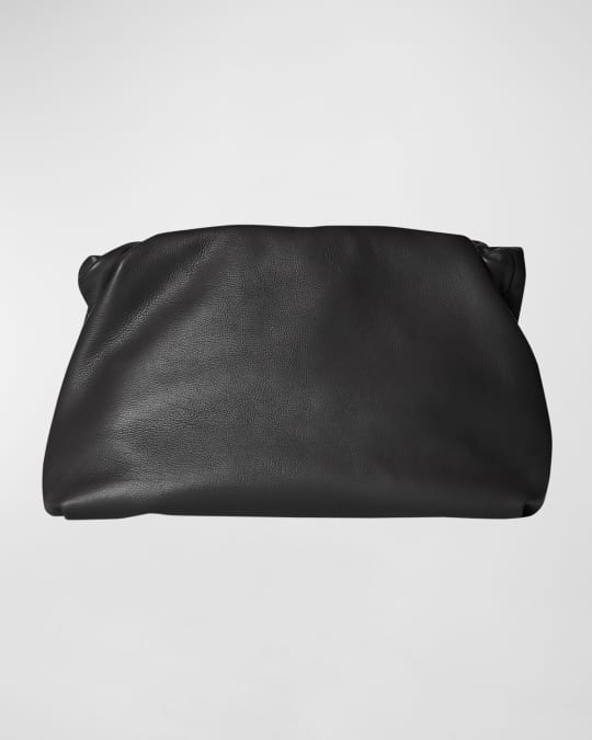 THE ROW Bourse Small Clutch in Small Grained Calfskin