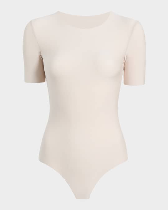 Butter Short-Sleeve Crewneck Bodysuit