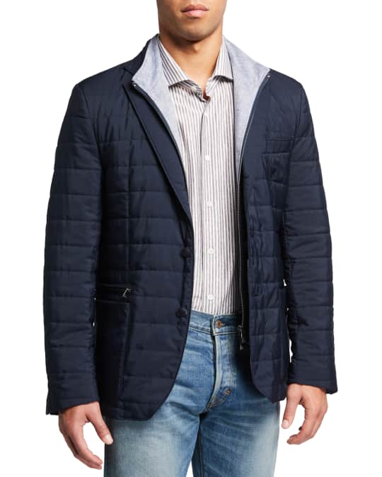 Quilted shop sport coat