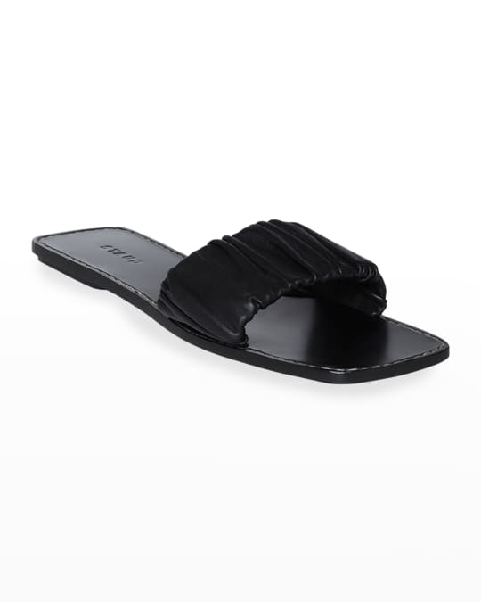 Staud nina ruched slides top