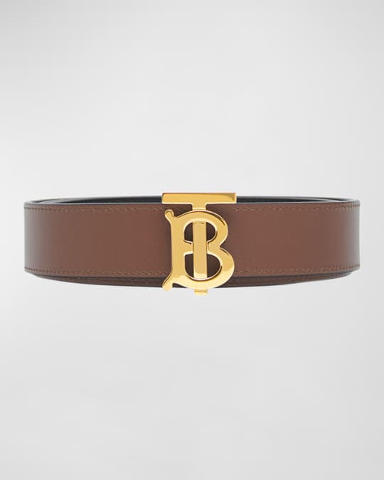 Burberry TB Leather Belt Neiman Marcus