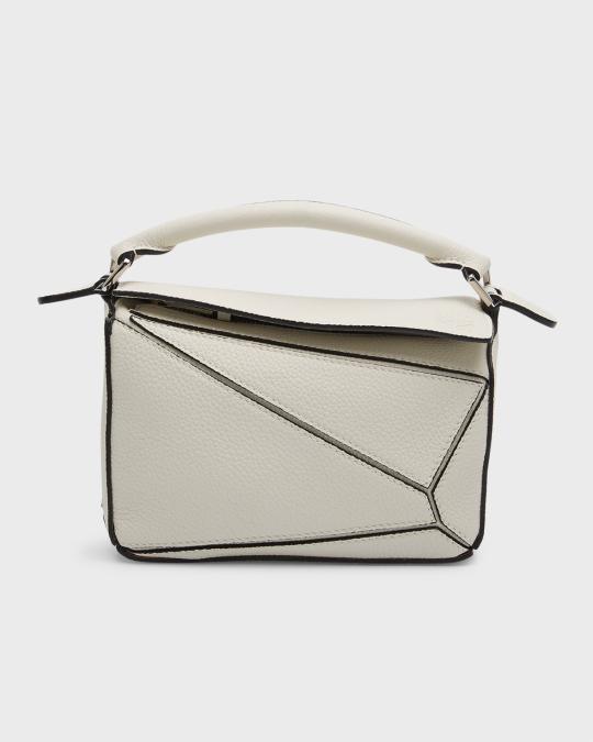 LOEWE Puzzle Mini Top-Handle Bag in Grained Leather | Neiman Marcus