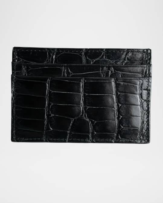 Men's Alligator Leather Card Case