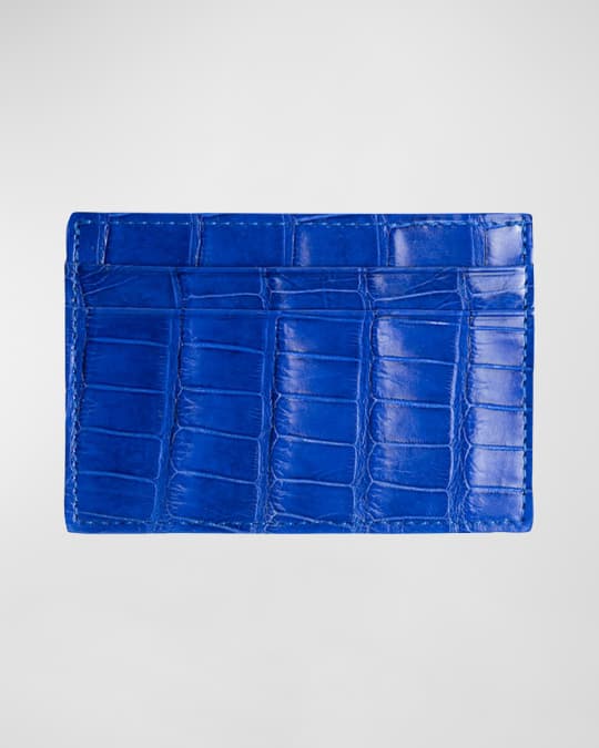 Men's Alligator Leather Card Case