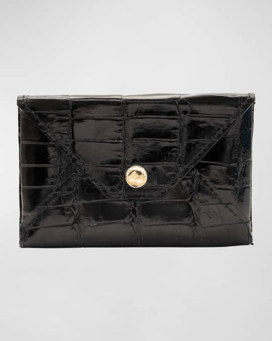 Men's Personalized Alligator Leather Card Case
