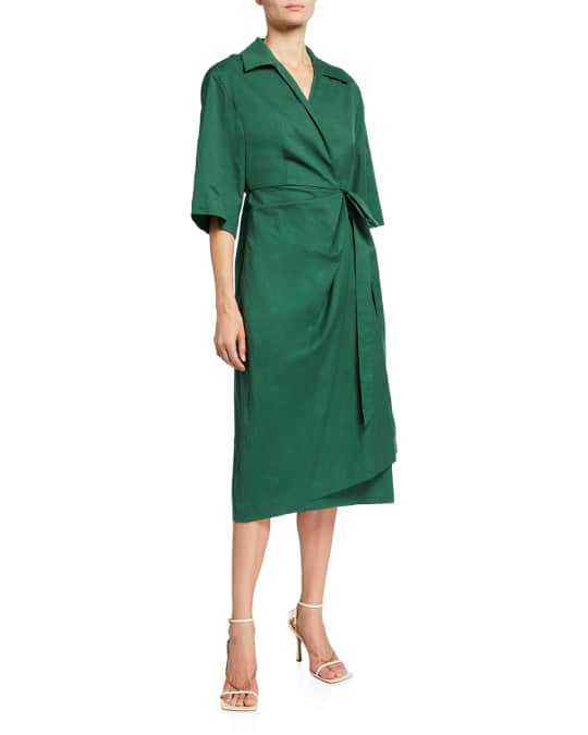 Dries van noten wrap dress store
