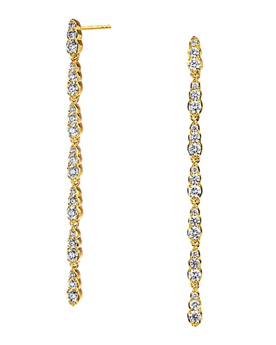 Syna 18k Gold Champagne Diamond Duster Earrings | Neiman Marcus