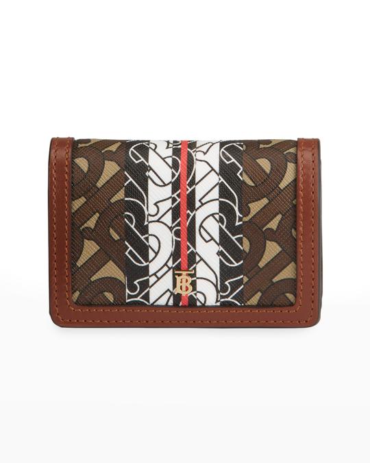 jessie icon stripe e canvas crossbody card case