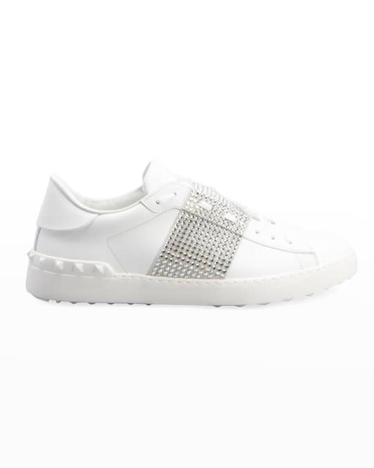 Rockstud-embellished low-top sneakers