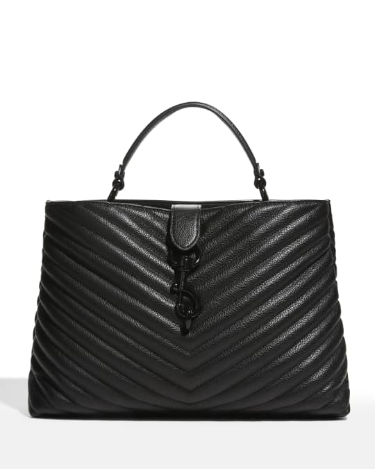 Rebecca Minkoff Edie Quilted Large Top Handle Tote Bag Neiman Marcus