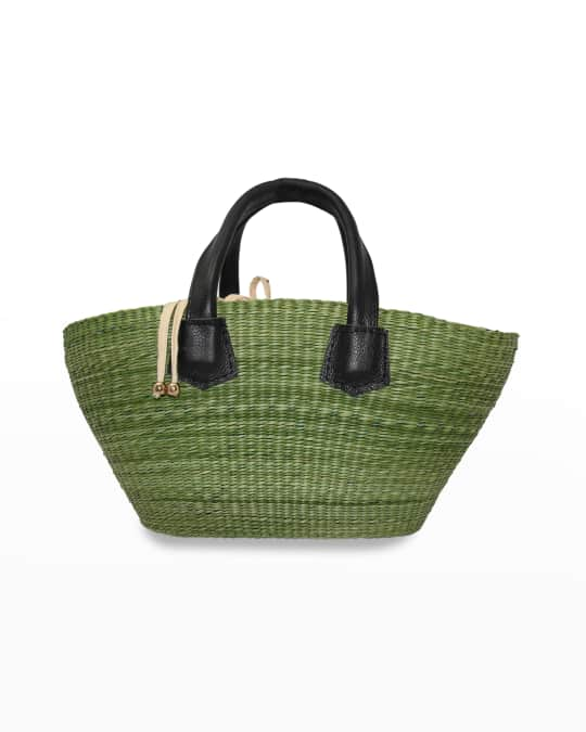 Mini Canasta Straw Tote Bag