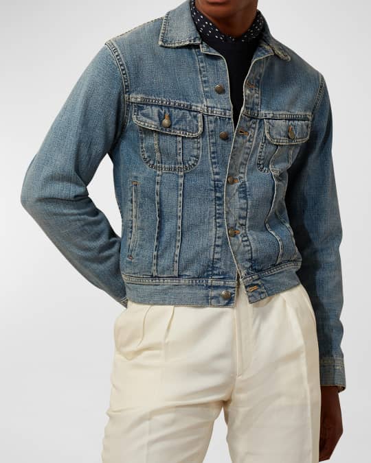 Ralph lauren purple label denim jacket clearance