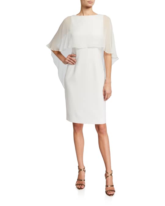Teri jon bow neck sheath clearance dress