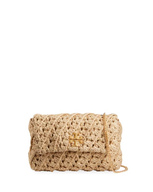 Tory Burch Small Kira Crochet Shoulder Bag - Neutrals