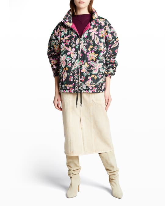 Dolores Printed Zip-Front Jacket