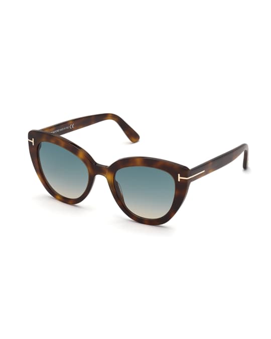 スタイリッシュ★TOM FORD Izzi 53mm キャットアイサングラス TOM FORD Izzi Acetate Cat-Eye Sunglasses | Neiman Marcus