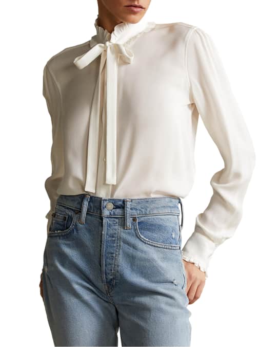 Polo ralph lauren silk blouse store
