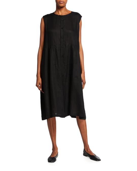 eskandar linen dress