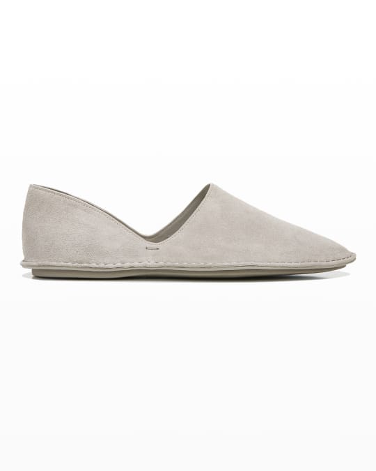 Vince Finola Suede Ballerina Flats Pearl Neiman Marcus