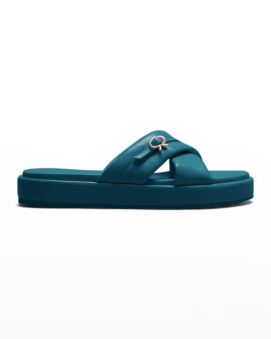 Criss cross slide sandals gianvito rossi discount