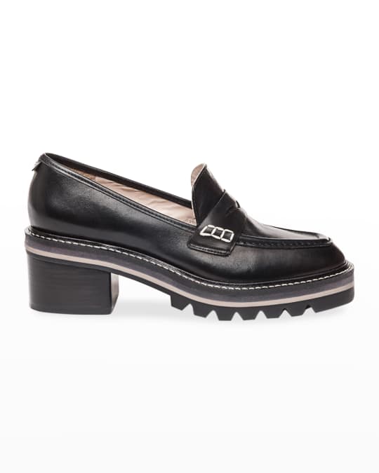 Selma Tricolor Penny Loafers
