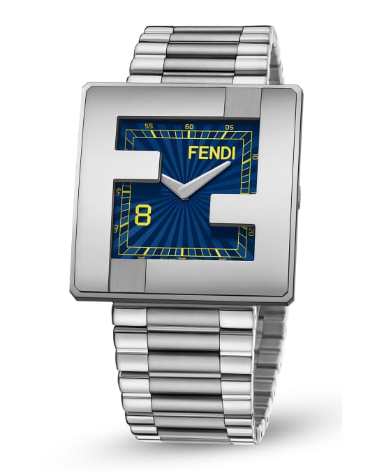 Fendi Men's 40x40mm Fendimania Bracelet Watch | Neiman Marcus