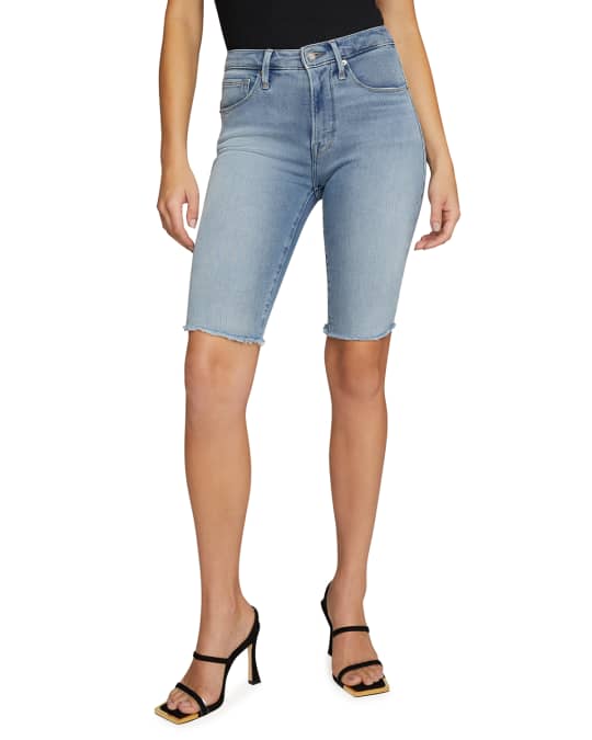 Good american bermuda shorts sales