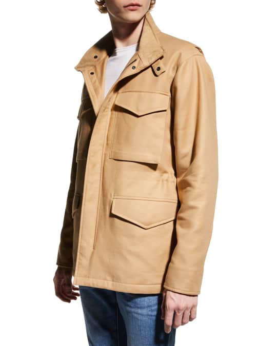 Vince Men s Cotton Canvas Field Jacket Neiman Marcus