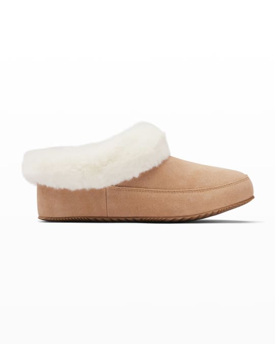Sorel Go Coffee Run Suede Slippers Neiman Marcus