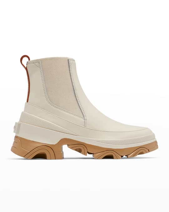 Sorel Brex Leather Chunky-Heel Boots | Neiman Marcus