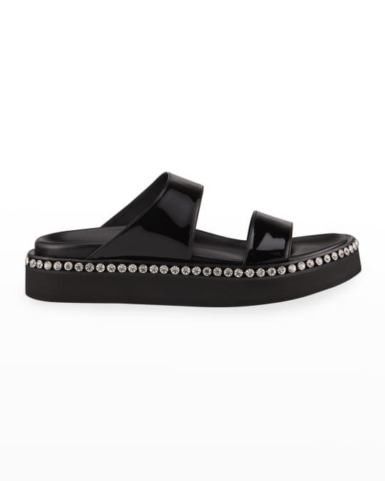 Giuseppe zanotti crystal slides top
