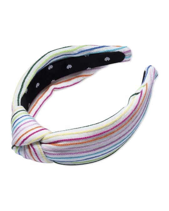 Lele Sadoughi x Solid & Striped Knotted Headband | Neiman Marcus display picture 3