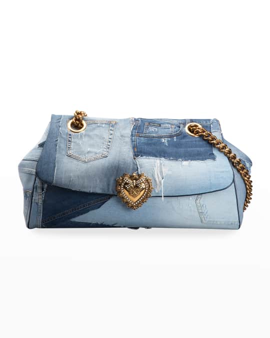 Dolce&Gabbana DEVOTION ラムウーブン ショルダーバッグ マルチ Devotion Bags for Women | Bags whit heart | Dolce&Gabbana®