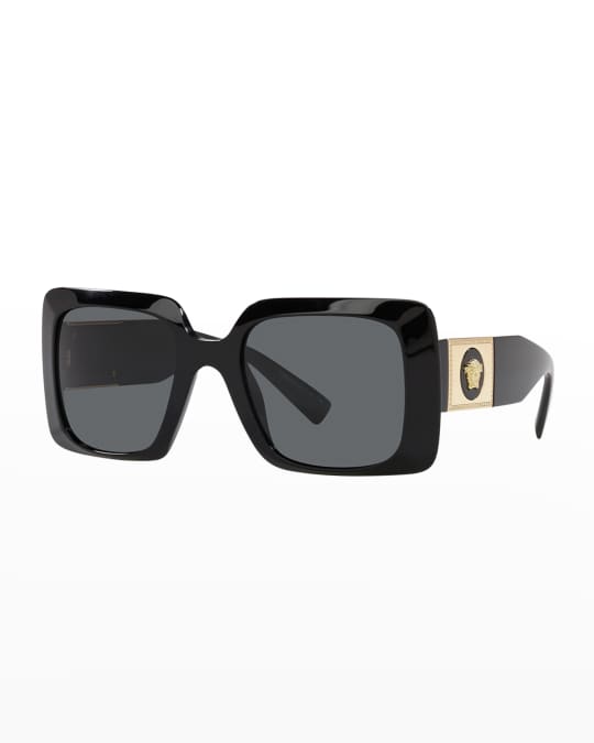 Versace Oversized Square Acetate Sunglasses | Neiman Marcus