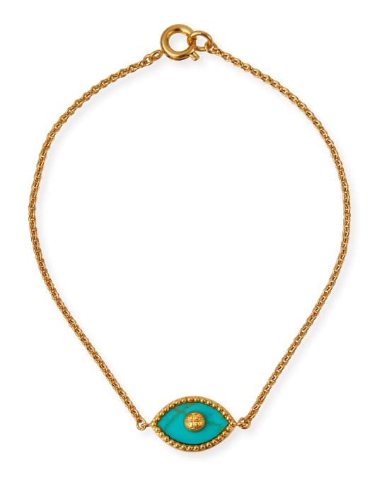 Tory Burch Evil Eye Chain Bracelet | Neiman Marcus