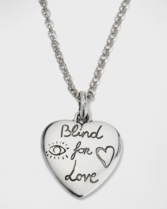 Love heart 2025 gucci necklace