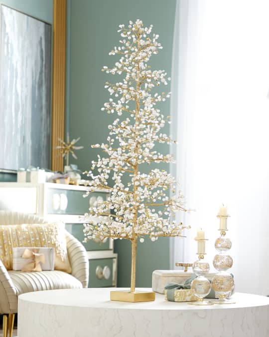 Crystal & Pearl Champagne Tree