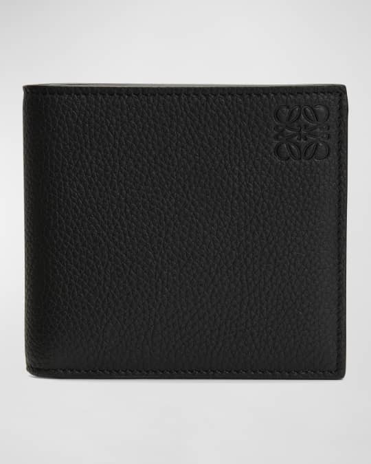 Loewe Men's Debossed Anagram Leather Bifold Wallet | Neiman Marcus
