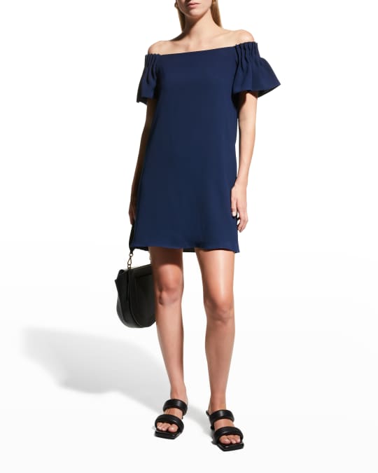 Trina turk off store the shoulder dress