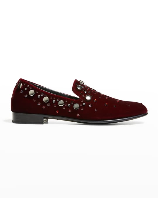 Studded smoking slippers 2025
