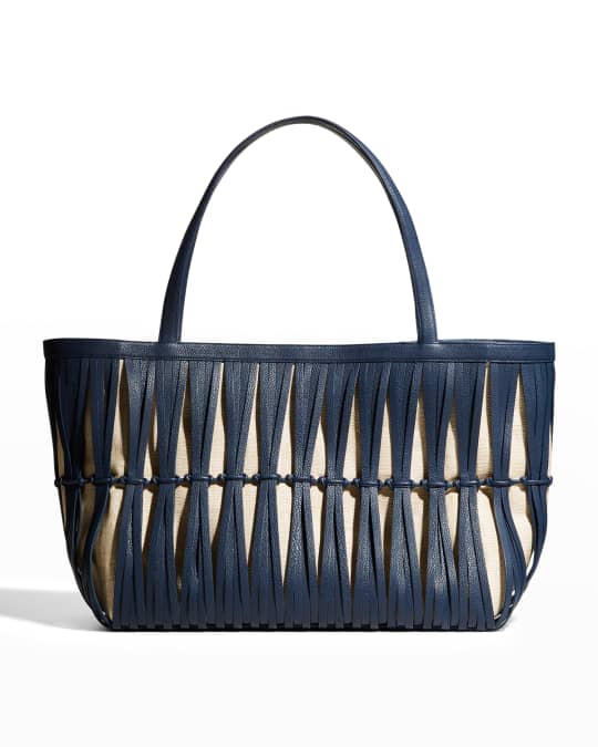 Nancy Gonzalez Chaira Woven Leather Tote Bag | Neiman Marcus