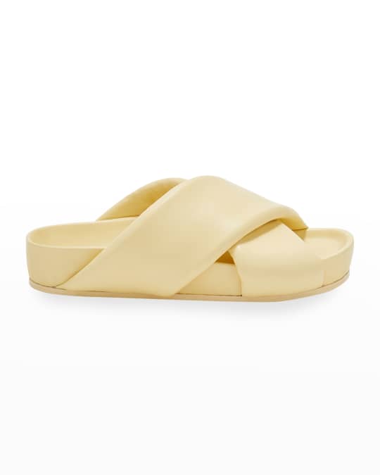 ★Jil Sander★Napa Padded Slide Coconut JS38044A15205105 MUSINSA | JIL SANDER Padding Slide - Coconut / JS38044A15205105