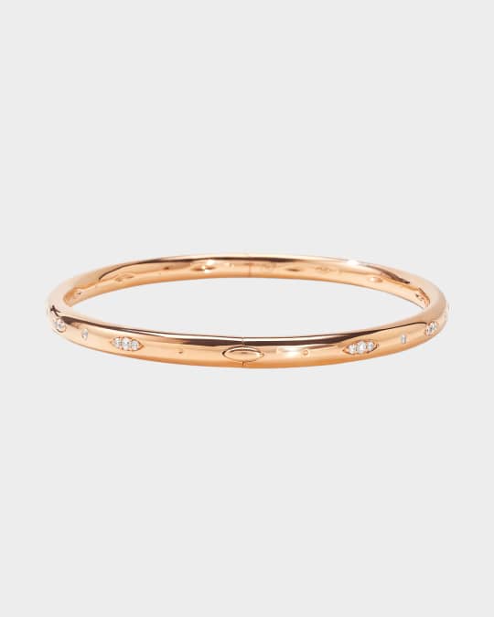 18k Rose Gold Candy Bangle