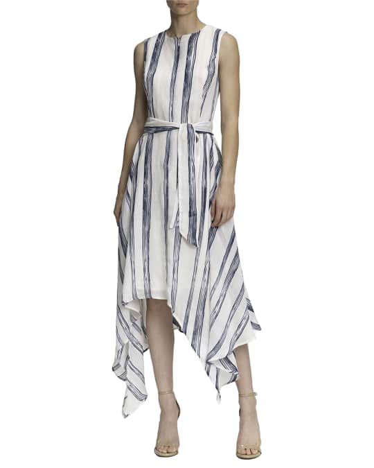 Striped handkerchief dress on sale